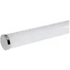 Image de EGLO, éclairage LED pour miroir Ramola, lampe miroir pour salle de bain, miroir éclairé en métal chromé et en plastique blanc, lumière blanc chaud - blanc froid, IP44, L 60 cm