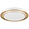 Image de Plafonnier LED Eglo Moschetta or blanc Ø 49 x 7 cm blanc chaud-blanc froid