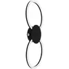 Image de Eglo LED Applique Venticello noir 66 x 30 cm blanc chaud/blanc froid