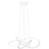 Image de Suspension design Riaza, blanche, diamètre 90 cm, hauteur réglable
