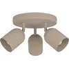 Image de Eglo Leuchten 3er Spotlight Rondell Tilston Ø 25 x 21 cm couleur sable