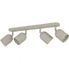 Image de Applique murale Eglo Tilston 44164, 4 ampoules E14, 40 W, finition sable
