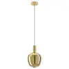 Image de Suspension Fruitera, design, couleur or, diamètre 25 cm