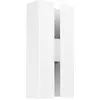 Image de EGLO - Applique murale LED extérieure Briscola, luminaire mural extérieur, lampe extérieure avec commutateur à bascule, en métal blanc, avec lumière blanc chaud, blanc neutre et blanc froid, indice de protection IP44