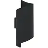 Image de Applique murale LED EGLO pour l'extérieur Montarello, applique murale pour l'extérieur, lampe d'extérieur avec commutateur DIP, métal noir, blanc chaud, blanc neutre, blanc froid, IP44