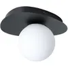 Image de Eglo Applique Castrovido noir 24 x 24 cm blanc chaud