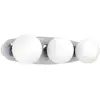 Image de Plafonnier Eglo Castrovido chrome 58 x 16 cm blanc chaud