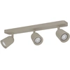 Image de Lampe De Plafond Marron Sable Camaldoli 3x Gu10 - Orientable - 902345