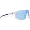 Image de Lunettes de soleil Red Bull Spect DASH blanches avec verre bleu