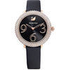 Image de Montre-bracelet pour femme Swarovski 5484058, boîtier en acier inoxydable, bracelet en cuir