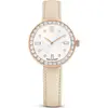 Image de Swarovski Certa Uhr, Schweizer Produktion, Lederarmband, Beige, Roségoldfarbenes Finish CERTA:LS ROS//PRO 5672968