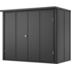 Image de GFP Primeyard Armoire de jardin en métal 156x84x131 cm Abris de jardin anthracite, plancher inclus