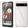 Image de Pack coque transparente en TPU et vitre protection écran en verre trempé pour Google Pixel 6A 5G - XEPTIO - Neuf