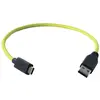 Image de Câble flexible rigide Angelbird USB-A vers C 3.2, couleur lime, 32 cm / 1 ft
