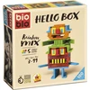 Image de Bioblo 64025 HELLO BOX « Rainbow-Mix » avec 100 blocs de construction