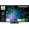 Image de Thomson 43MG7C15, 109,2 cm (43"), 3840 x 2160 px, QD-Mini LED, Smart TV, Wi-Fi, Noir