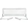 Image de PHoeNIX Barrière de lit large - Pliable et portable - 110 x 45,5 cm - Blanc