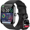 Image de Montre connectée Blackview R50 1,85 pouces, étanche jusqu'à 5 ATM, avec fonction téléphone, montre de sport avec plus de 100 modes sportifs, montre de fitness, moniteur de fréquence cardiaque et de sommeil, compatible Android et iOS