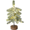 Image de 45CM Led Bonsai Sapin de Noël Lumineux, Mini Arbre de Noël Artificiel Avec Lumière Nocturne Luminaires Décoratifs Pour Noël Fête Intérieure Décoration