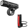 Image de Feu Arriere Velo Blinder Pro 700 Noir - Visibilite Securite Rechargeable Usb - Knog
