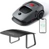 Image de MOVA 1000+Tondeuse-Garage Combo, UltraView Tondeuse-robot installation sans fil, 1000 cartographie précise,Évitement intelligent des obstacles, contrôle par application