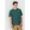 Image de Mons Royale Yonder Merino Organic Cotton Haut technique vert M