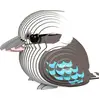 Image de Set de bricolage Eugy 3D Kookaburra - un plaisir créatif pour les enfants