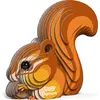 Image de EUGY 3D Bastelset Streifenhörnchen (Miniatur-Tierfigur, aus Wellkarton) 650041