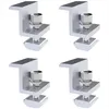 Image de Bebusingoto Paquet De 4 Supports De Panneau Solaire, Pince D'Extrémité De 30 Mm, Support De Panneau Solaire, Support Z, Pince Réglable, Support De Panneau Solaire Photovoltaïque Photovoltaïque