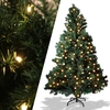 Image de Jopassy Sapin de Noël artificiel avec éclairage ,Sapin LED pour décoration de Noël, résistant au feu,Sapin de Noël 340 pointes aiguilles PVC, vert,120cm