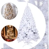 Image de Jopassy Sapin de Noël avec LED à l'intérieur Sapin artificiel décoratif blanc 180cm RGB