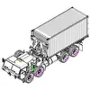 Image de Maquette Unité de manutention de conteneurs (CHU) HEMTT M1120 1/35 - Trumpeter Maquette de camion - Trum01064