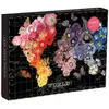 Image de GALISON Puzzle Carte du monde en fleurs 1000 pièces