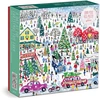 Image de GALISON Puzzle Ferme avec arbres de Noël 1000 pièces