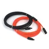 Image de Connecteur Et Raccord De Panneau Solaire,2 X Câble D'Extension Photovoltaïque, Pv1 - F 6,0 Mm ²  1m/ Câble, Connecteur Mc4 Ip67, 14awg (noir + Rouge) Pour Panneaux Solaires Photovoltaïques, E