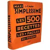 Image de Maxi Simplissime les 500 recettes les + faciles du monde en occasion ou reconditionné