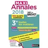 Image de Maxi Annales Brevet 2018 - Toutes les matières en occasion ou reconditionné