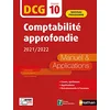 Image de Comptabilité approfondie 2021/2022 - DCG 10 - Manuel et applications (10) en occasion ou reconditionné