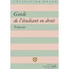 Image de Guide de l'étudiant en droit en occasion ou reconditionné