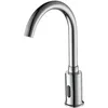 Image de Robinet Automatique Infrarouge   Sortie D'Eau Chaude Et Froide   Technologie De Jet D'Air Pour Un Lavage Hygiénique   Économie D'Eau
