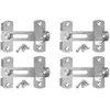 Image de 4pcs Loquet À Bascule Porte Coulissante En Acier Inoxydable Verrou De Porte Barre De Loquet Sécurité Serrure Pour Porte Fenêtre Meubles