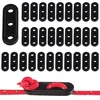 Image de Lot De 30 Tendeurs De Corde 3 Trous Pour Camping En Plein Air, Tendeurs De Corde Pour Tente, Accessoire De Camping, Taille Unique