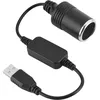 Image de Convertisseur Usb A Mâle Vers Prise Allume-cigare Femelle 12 V - Port Usb Pour Gps Dashcam