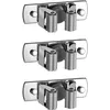 Image de 3 Pcs Porte Balai Accroche Balai Mural Sans Perçage Pour Cuisine Salle De Bain Jardin Argenté Mixte