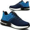 Image de Chaussures De Sécurité Hommes Femmes Légère Basket De Sécurité Respirante Confortable Chaussure De Travail Avec Embout En Acier Taille Bleu 42
