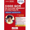Image de 3000 QCM de culture générale et d'actualité - Méthode et entraînement -Catégories A, B et C: Concours 2021 en occasion ou reconditionné