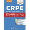 Image de Histoire Géographie EMC - CRPE 2024-2025 - 20 sujets corrigés - Annales 2023 incluses: Concours Professeur des écoles - Admissibilité   Epreuve écrite d’application en occasion ou reconditionné