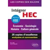 Image de Intégrer HEC   ECE   Économie - Sociologie - Histoire - Culture générale en occasion ou reconditionné