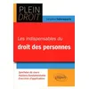 Image de Les indispensables du Droit des personnes en occasion ou reconditionné