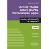 Image de QCM de français, culture générale, mathématiques, logique: Concours administratifs de catégorie B, Sujets et corrigés en occasion ou reconditionné